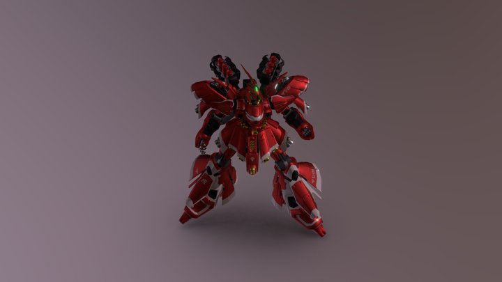SAZABI MSN-04 3D Model