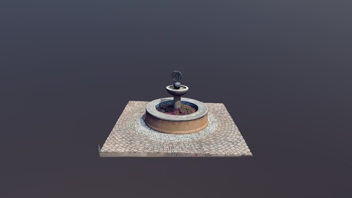 [RealityScan] City Fountain 3D Model
