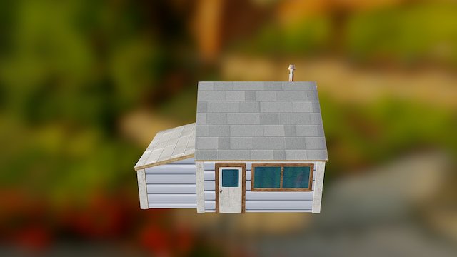 Wooden House. 3D Model