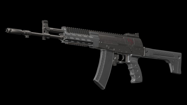 AK-12 Zlobin Prototype mod. 2015 3D Model