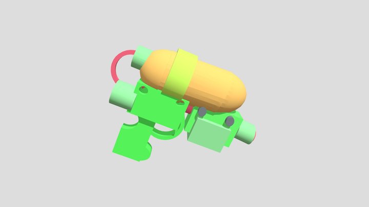 Splatoon Gun 3D Model