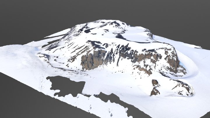 Shield Nunatak, Antarctica 3D Model