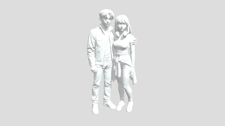 Stylish Duo 3D Model