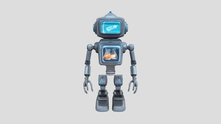 Aisle Bot 3D Model