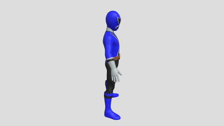blue+ranger+3d+model 3D Model