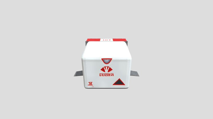 futuristic mobile home 3D Model