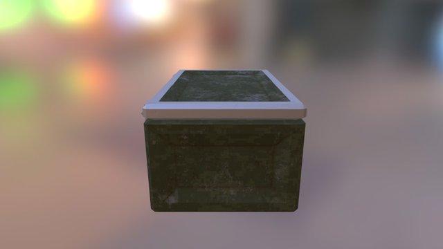 Shipment Crate 3D Model