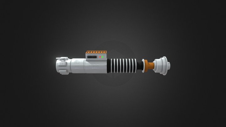 Luke Skywalker Lightsaber 3D Model