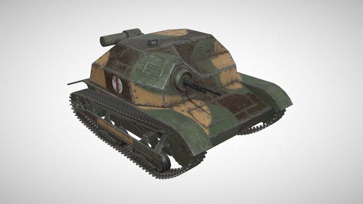 TKS tankette 3D Model