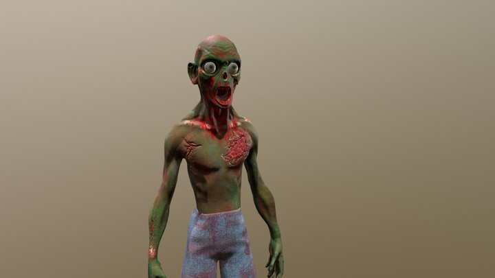 Zombie 3D Model