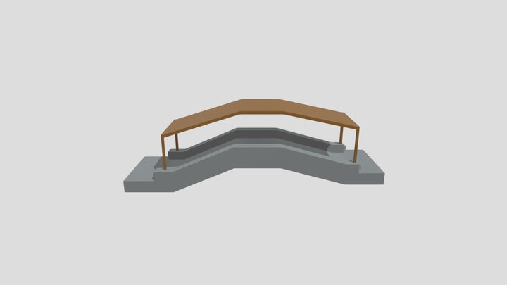 Ponte Coberta 3D Model