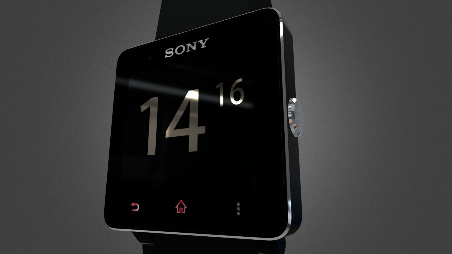 Sony Smartwatch SM2 High Quality Model 3D model by Vendetti