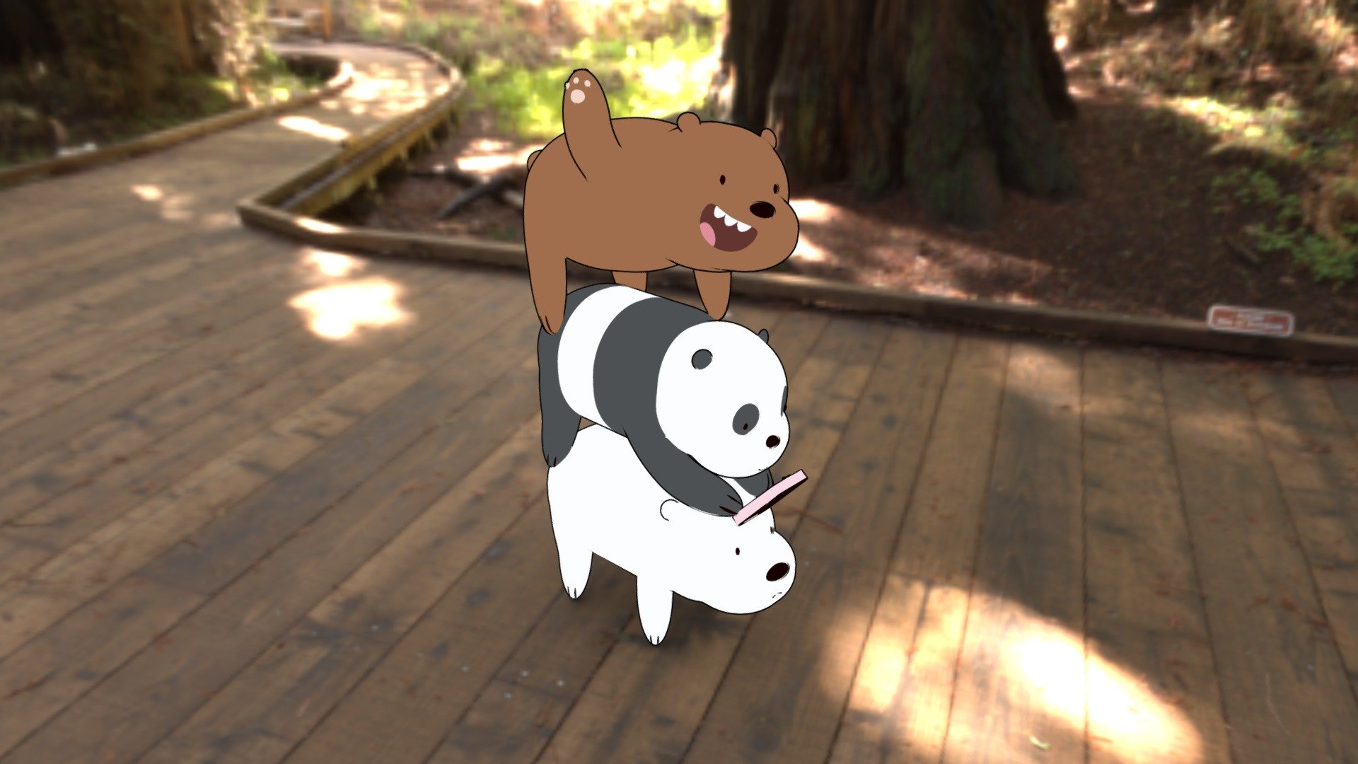 We Bare Bears - Download Free 3D model by Gulugulu (@GuluBuddy ...