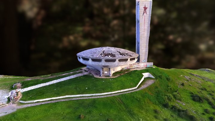 Buzludzha Ufo Monument -RAWscan – Kostenloses 3D-Modell STL