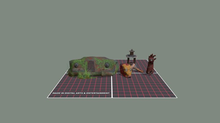 Forest Loner - 5FinishedProps 3D Model