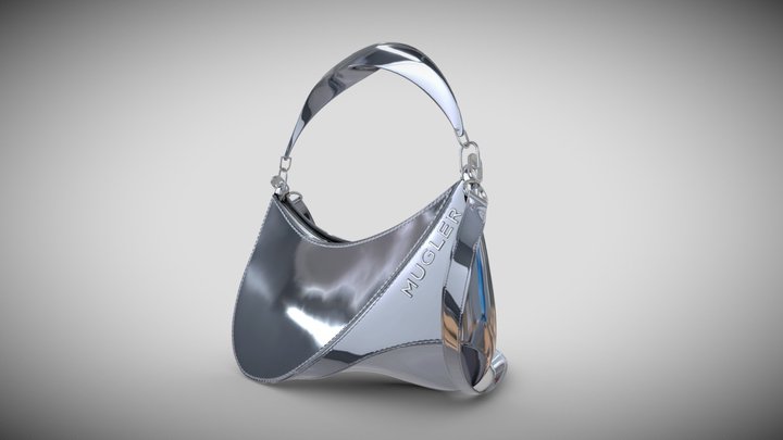 MUGLER small smooth spiral curve 01 3D Model