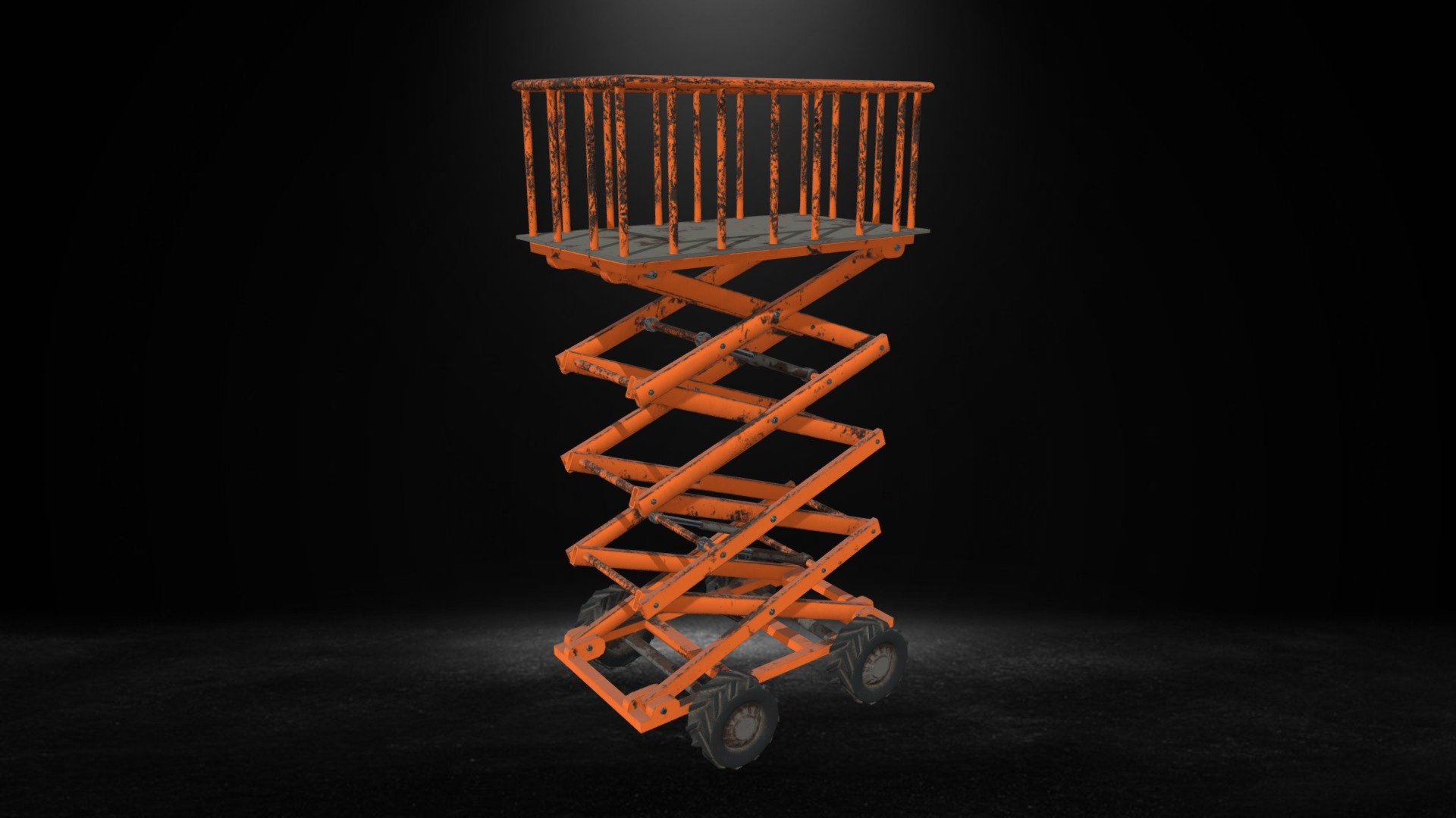 Покретна дизалица - 3D model by 3D animacija (@alekkavcic) [7dc7a83 ...