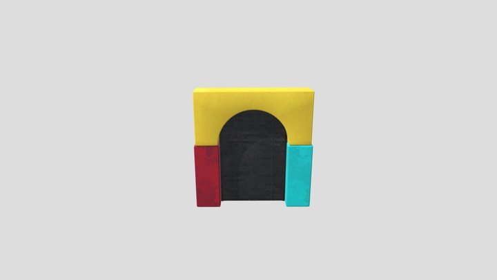 Poppy Playtime 1&2 Gate (Remade) 3D Model