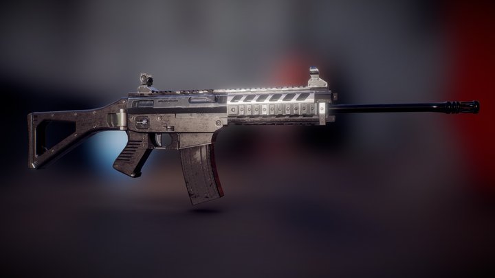 Sig Sauer 556xi 3D Model