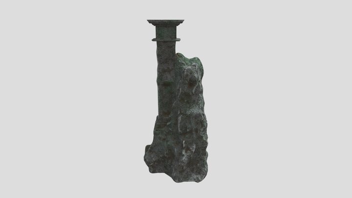 Low Poly Rock3 3D Model