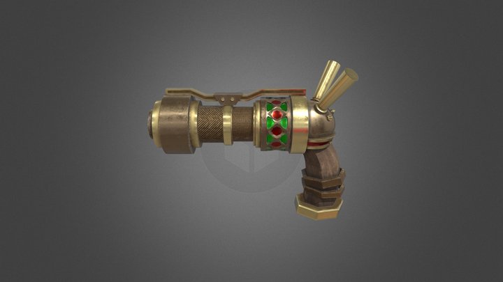 Game Gun 3D Model