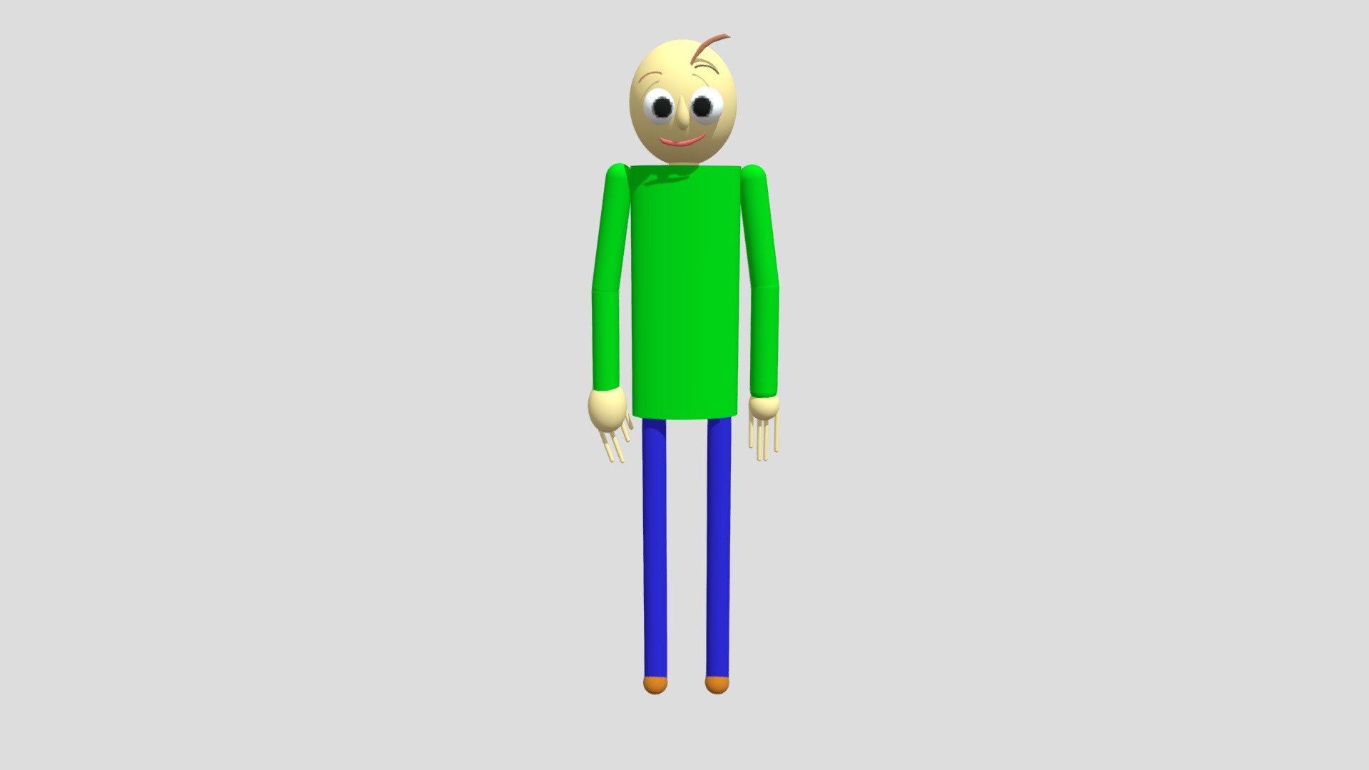 Baldi Model V2 - Download Free 3D model by BaldiBaldimore ...