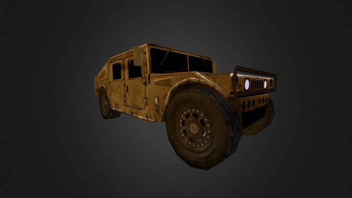 Humvee (Mobile Asset) 3D Model