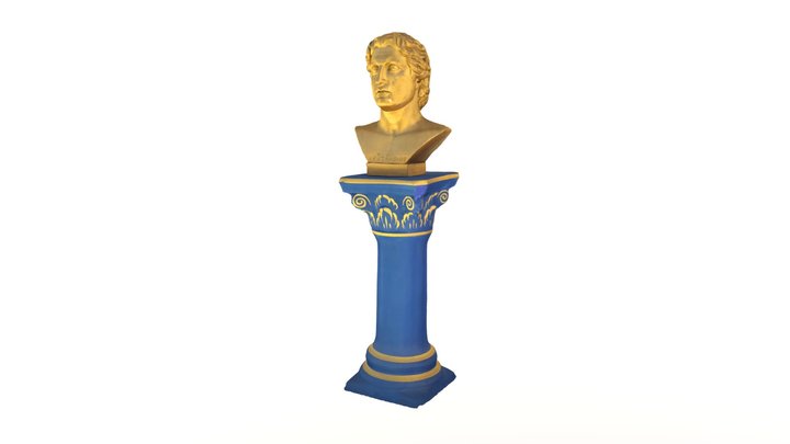 Portrait bust of Alexander the Great 3D Model