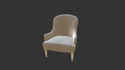 Parker Armchair 3D Model