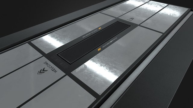 Sci-fi floor 3D Model