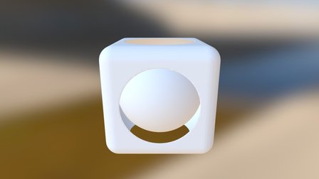 Ball In Cube 3D Model