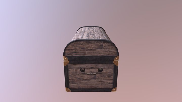 Poorly done old chest 3D Model