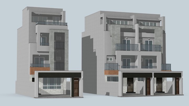 優學8-B區B15&C區C1C2 3D Model