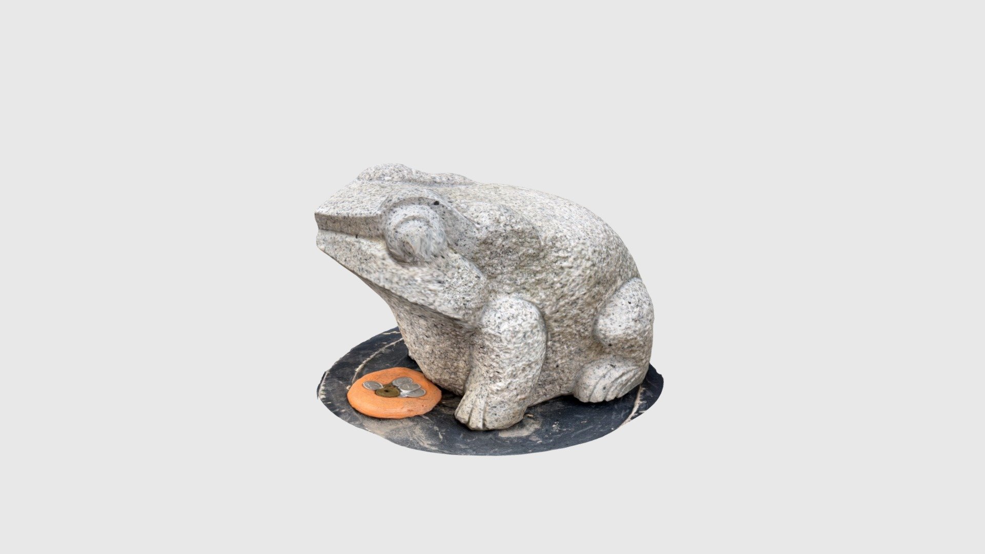 Frog statue