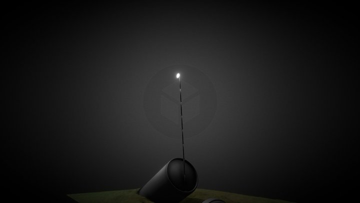 TIN TIN Cylinder and Heat Ray 3D Model