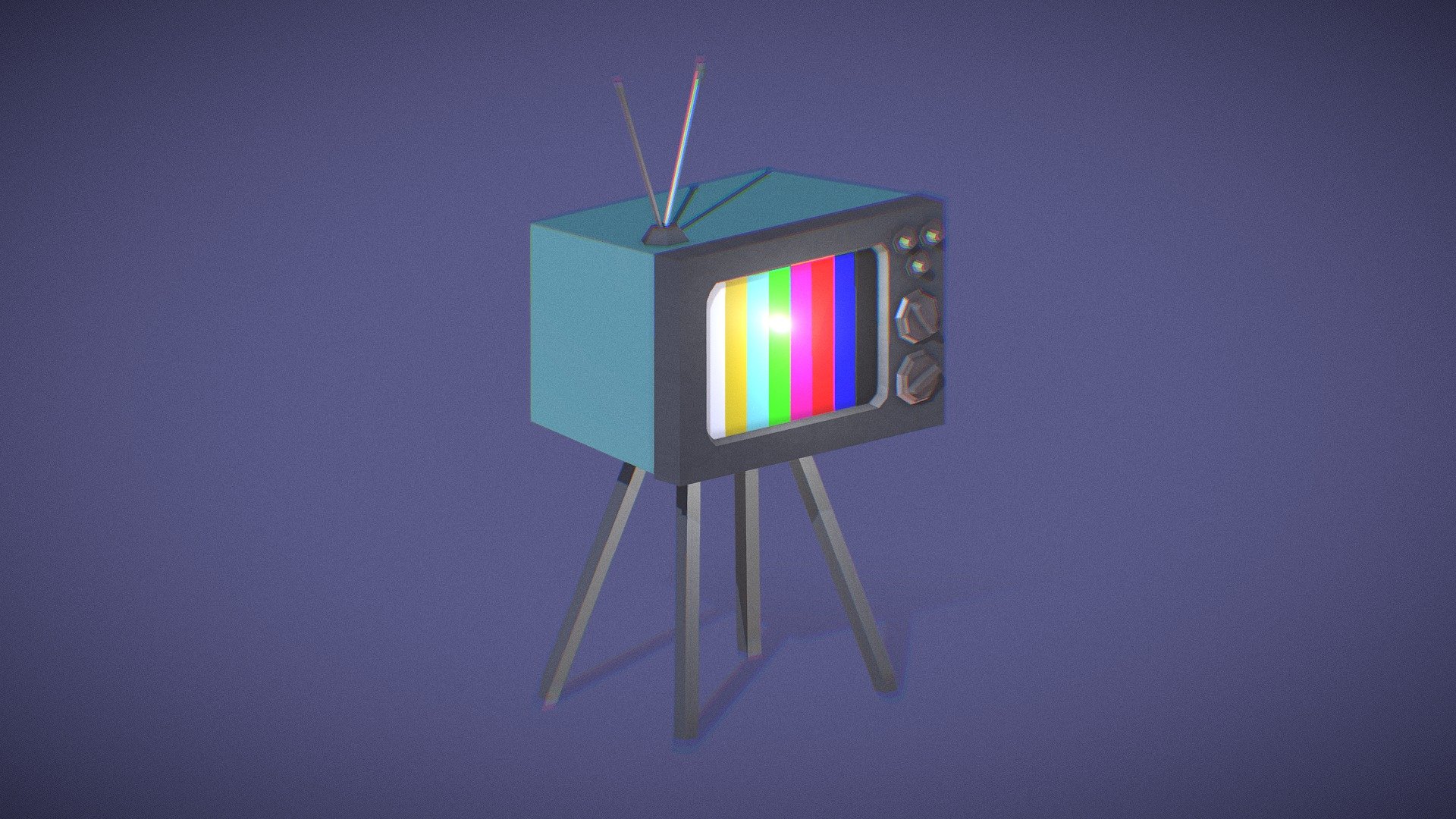 Monitor Low Poly