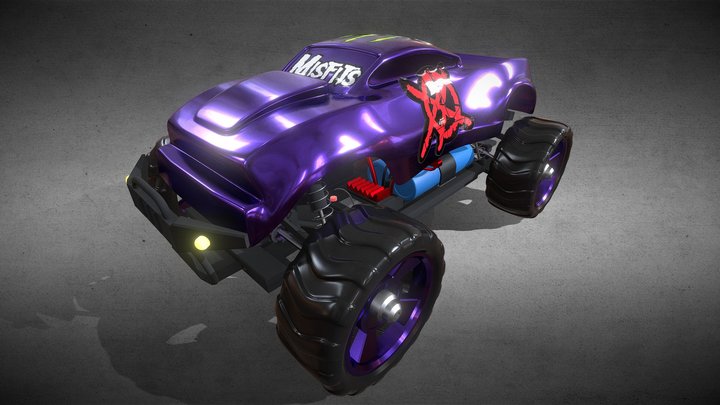 Monster Truck 3D Model