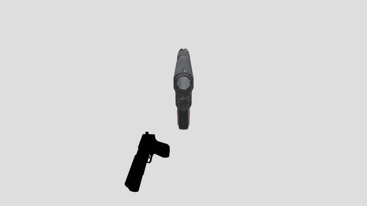 1911 pistol 3D Model