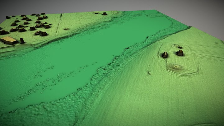 Ungurpils Čūsku kalniņš , Ezerkalnu Velna klēpis – Free 3D Model STL