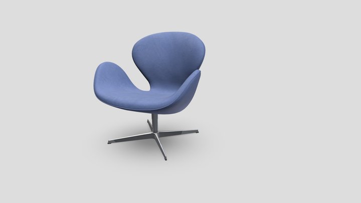 Swan chair (Jacobsen) 3D Model