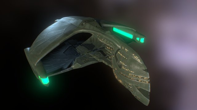 Romulan Warbird 3D Model