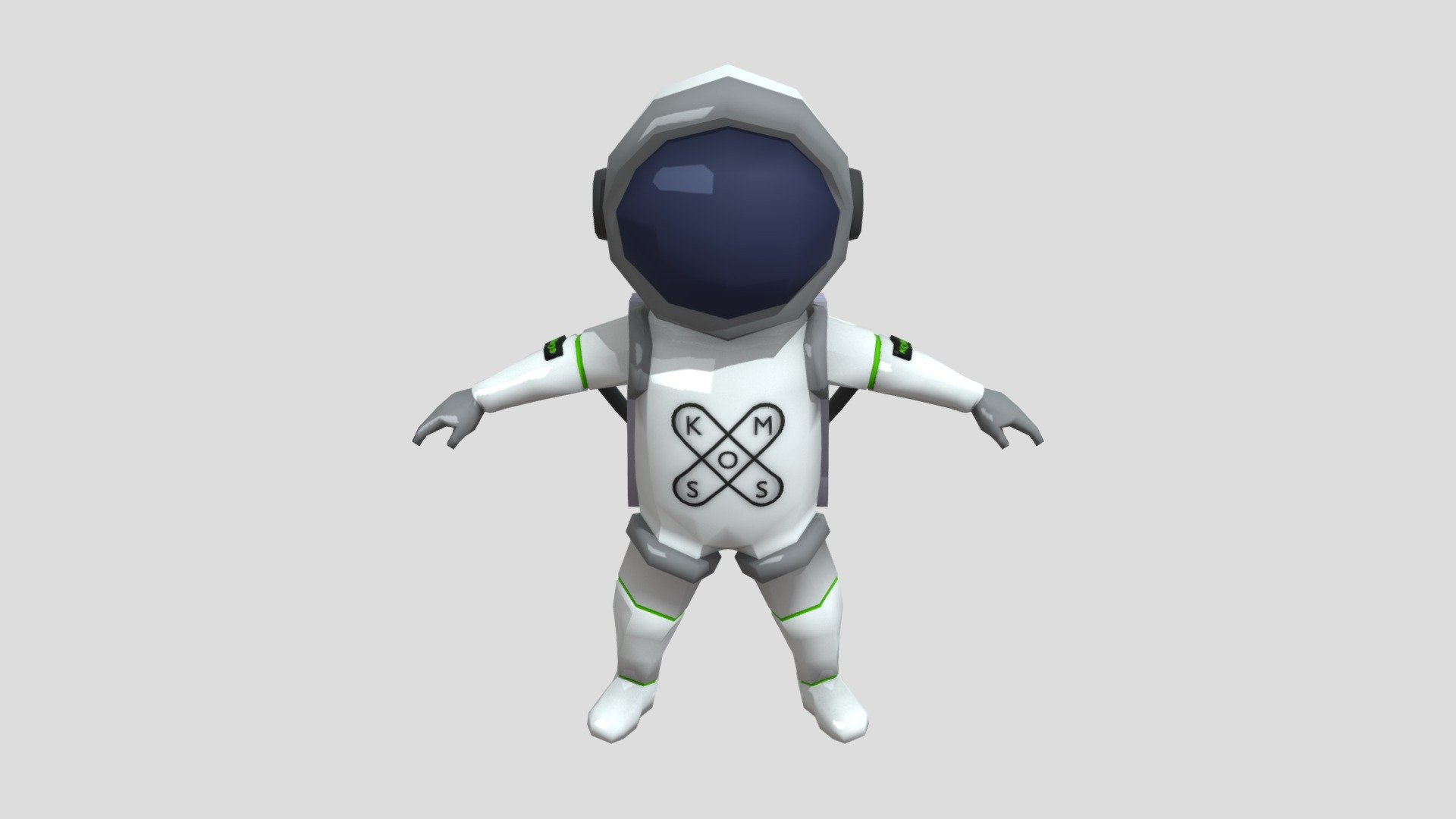 Astronaut - Download Free 3D model by taiwangoservice [7dd217d] - Sketchfab
