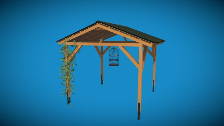 Pérgola 3 3D Model