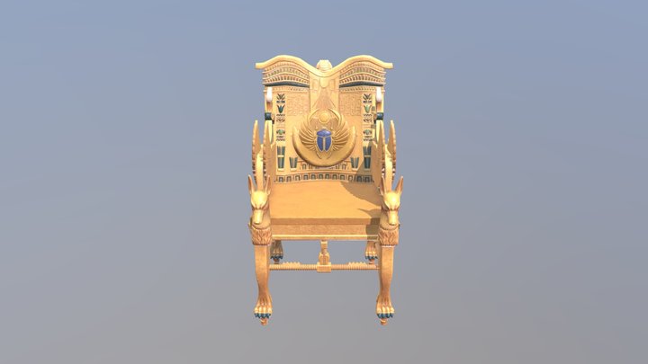 PUBGM: Pharaoh chair 3D Model