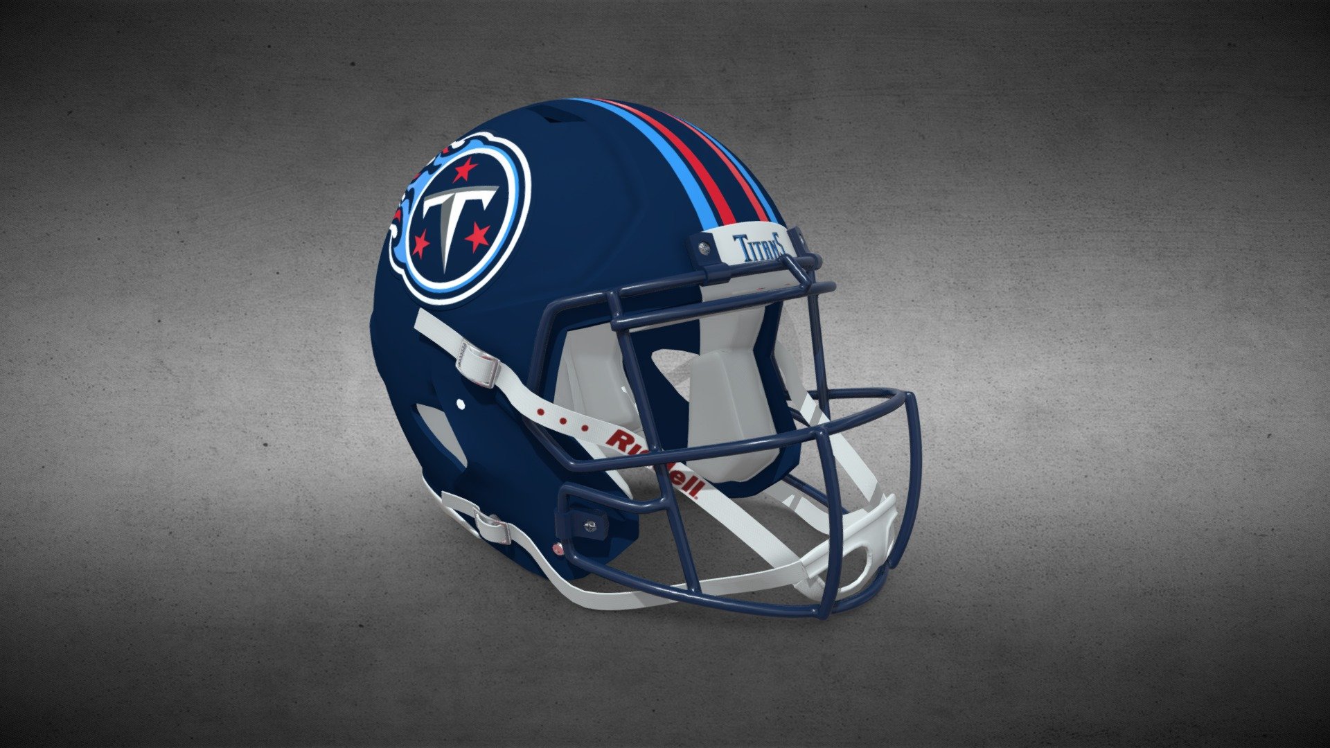 Tennessee Titans Helmet Concept 3D model by Jamie Rose (jamien64