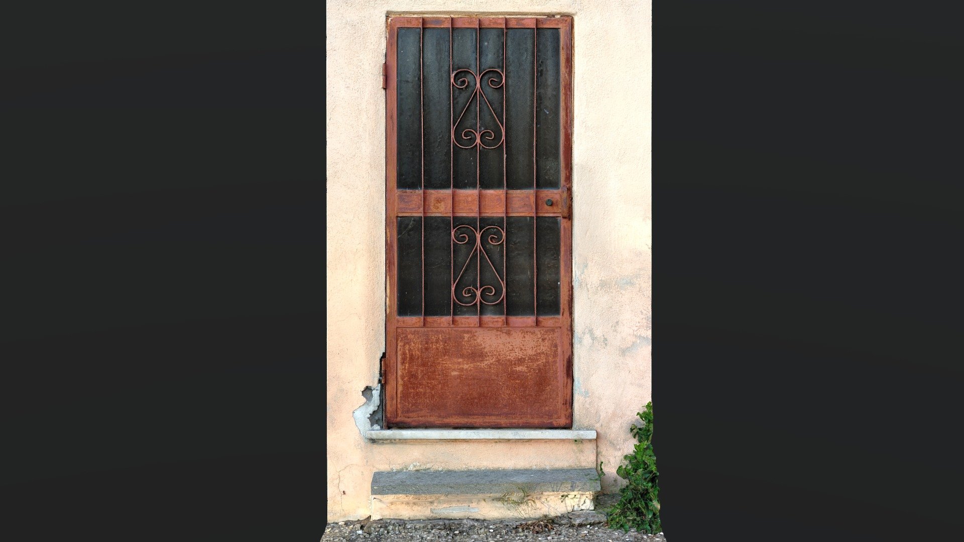 Rusty Iron Door .RAWscan. Download Free 3D model by Andrea (Spogna) (spogna