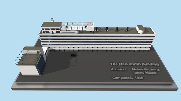The Narkomfin Building 3D Model