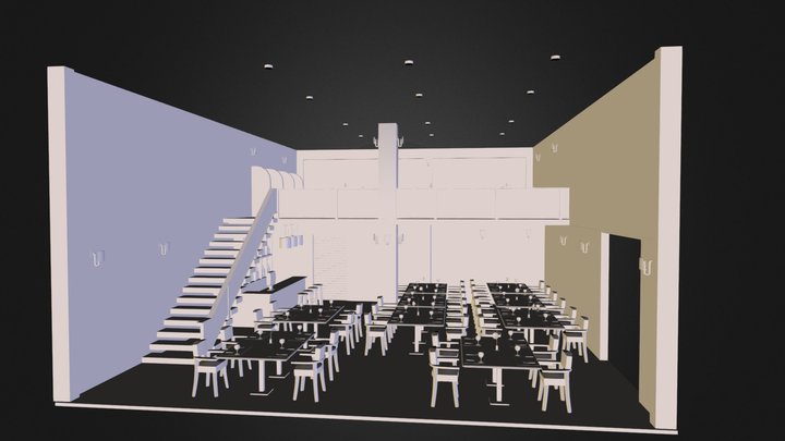 restaurante.obj 3D Model