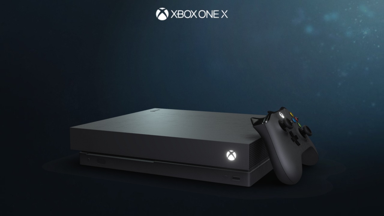 3D model Microsoft XBox One X - This is a 3D model of the Microsoft XBox One X. The 3D model is about a laptop with a mouse on top.