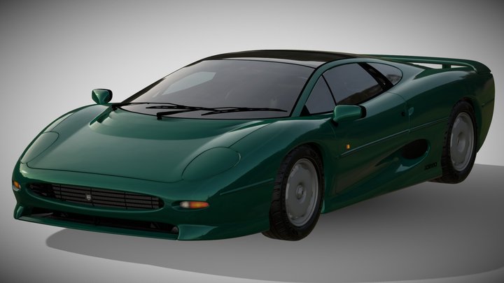 1992 Jaguar XJ220 – Free 3D Model STL